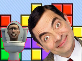 Mr Bean & Skibidi Tetris